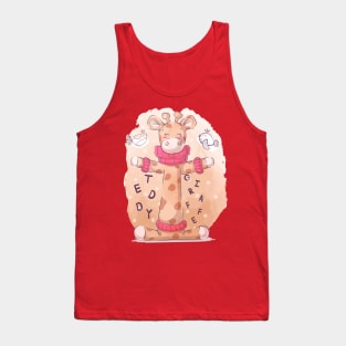 giraffe teddy Tank Top